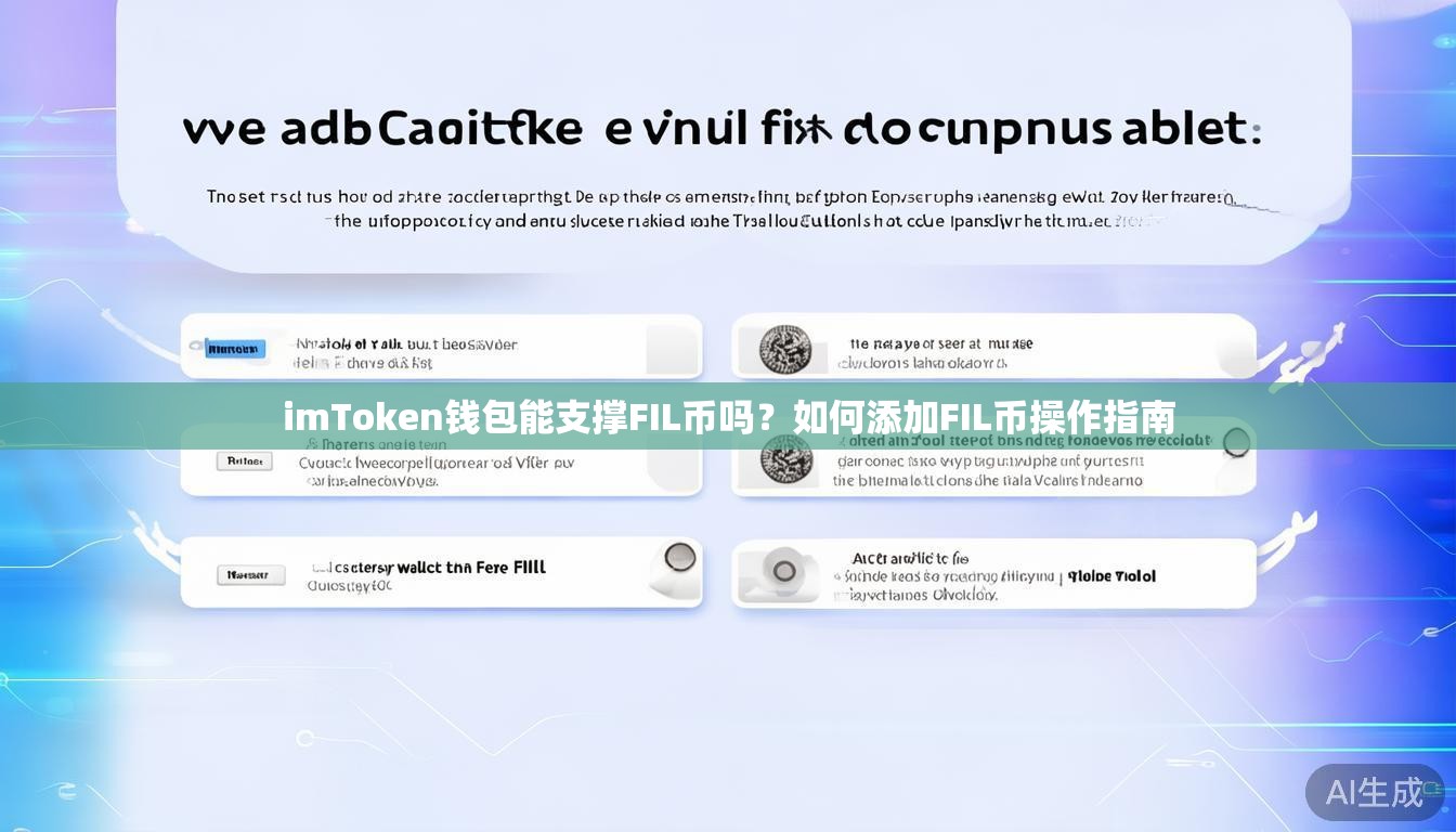 imToken钱包能支撑FIL币吗？如何添加FIL币操作指南