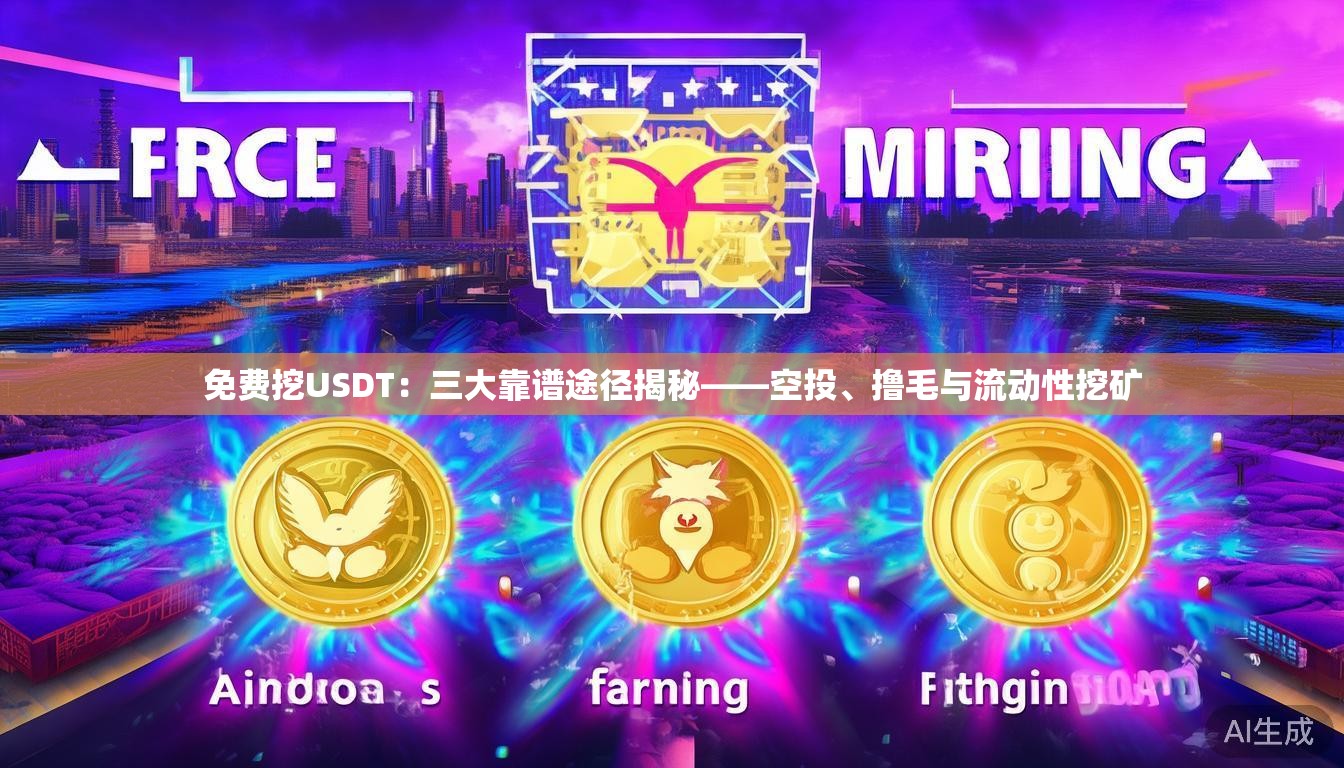 免费挖USDT：三大靠谱途径揭秘——空投、撸毛与流动性挖矿
