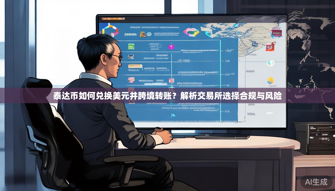 泰达币如何兑换美元并跨境转账？解析交易所选择合规与风险