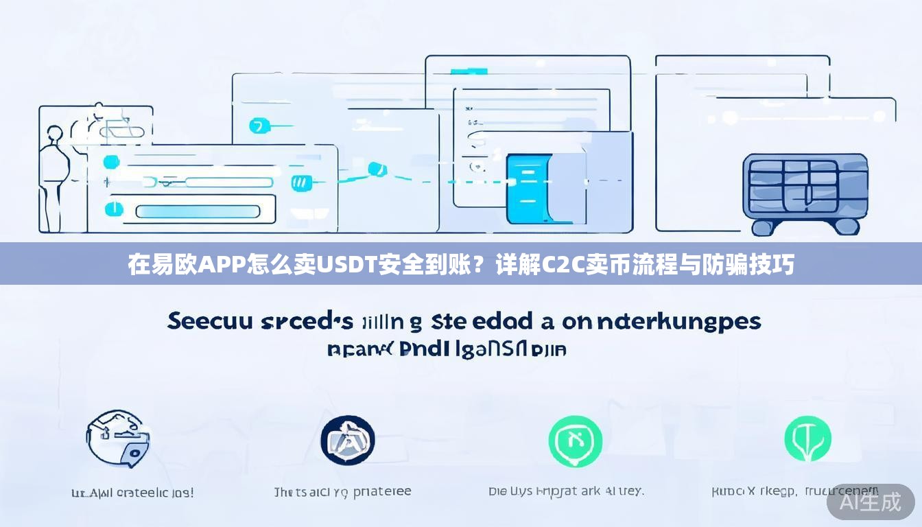 在易欧APP怎么卖USDT安全到账？详解C2C卖币流程与防骗技巧
