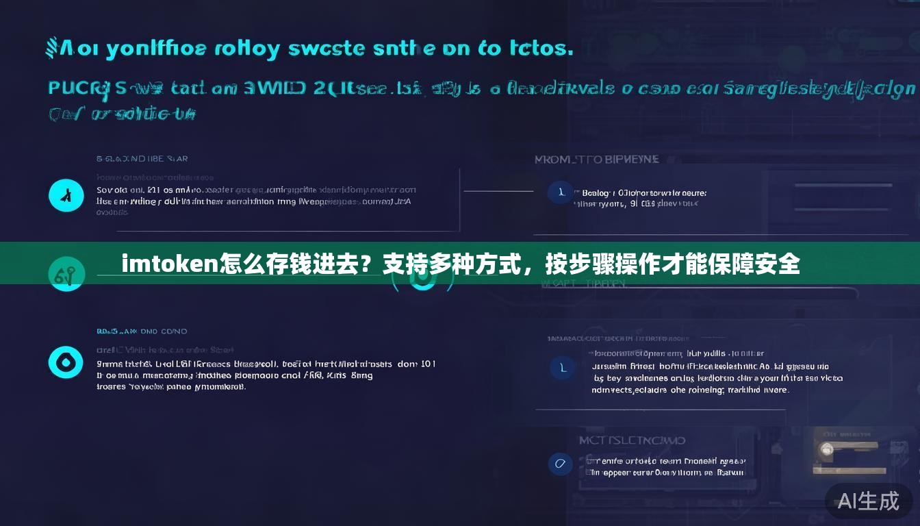 imtoken怎么存钱进去？支持多种方式，按步骤操作才能保障安全