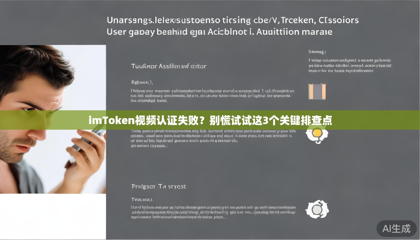 imToken视频认证失败？别慌试试这3个关键排查点