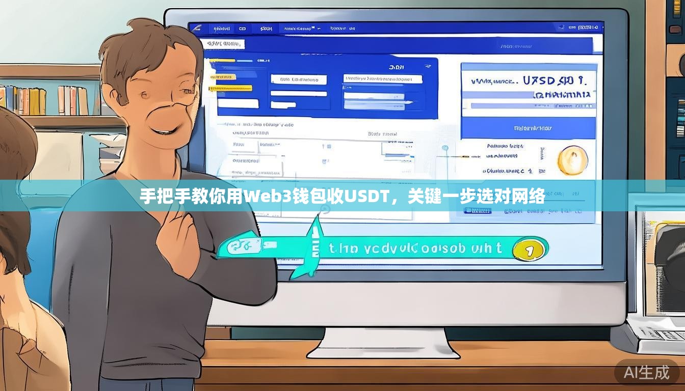 手把手教你用Web3钱包收USDT，关键一步选对网络