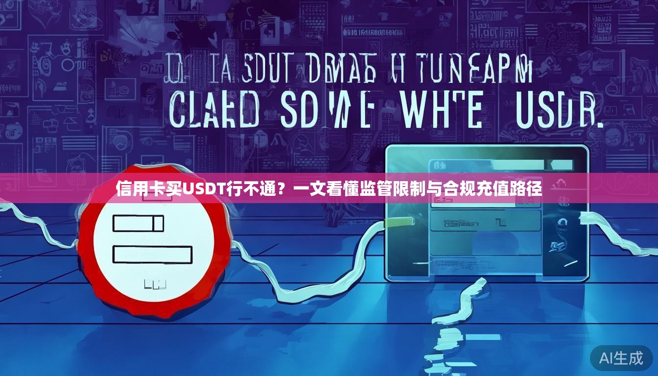 信用卡买USDT行不通？一文看懂监管限制与合规充值路径