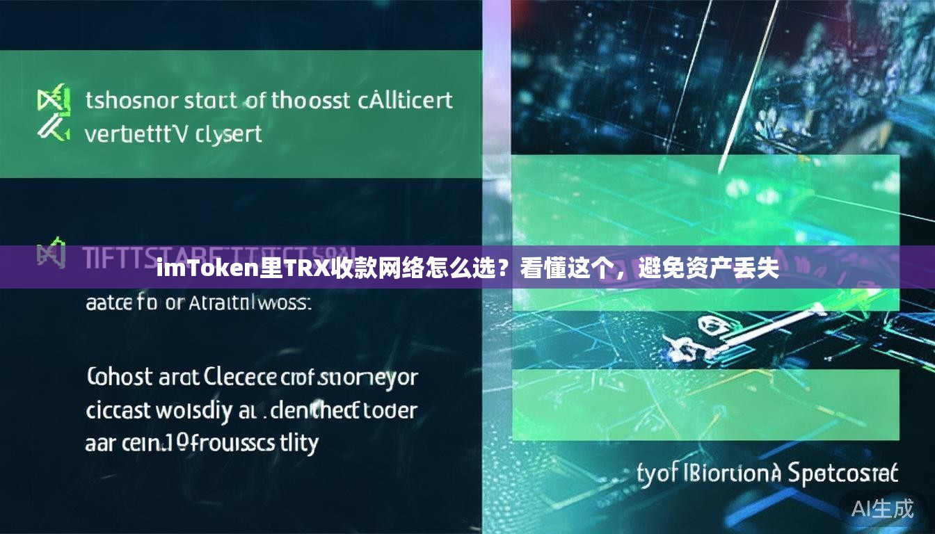 imToken里TRX收款网络怎么选？看懂这个，避免资产丢失