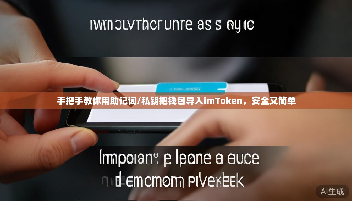 手把手教你用助记词/私钥把钱包导入imToken，安全又简单